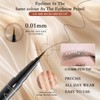 Eyebrow Pencil，Natural Looking Pencil With 4-Fork Tip and Eyeliner Dual