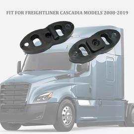 2pcs Mount Isolator Lower Grille Mounting Bracket Fit for Select Freightliner Cascadia Models Replace# A1717256000 A17-17256-000