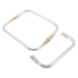 Operitacx 5sets Luggage Clip Purses Clutch Kiss Lock Clasp Bag Frame Purse Frame for Crafts Bag Frame Hardware Replacements Internal Tubular Frame Clasp Purse Frame Aluminum Silver 2pcs*5