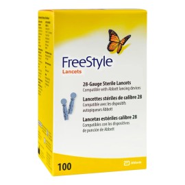 Lancetas Esteriles Freestyle Con 100 Piezas