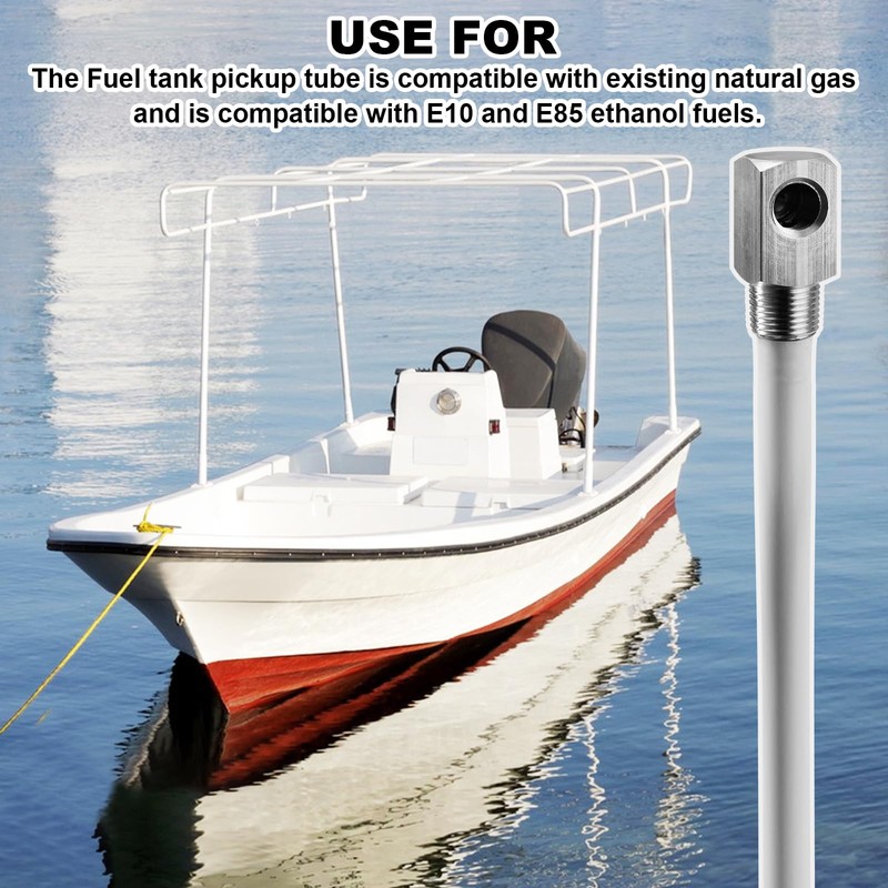 7-0948 Fuel Pick-Up 24'' Depth Standard Universal Boat Gas Tank
