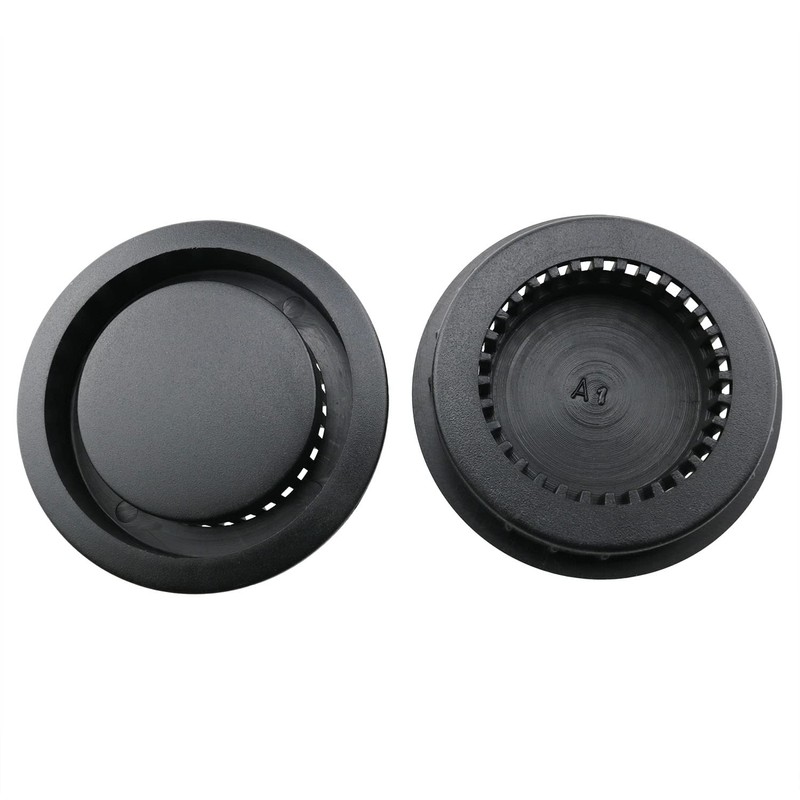 HJGarden 4PCS 50mm/2" Round Plastic Air Vent Ventilation Furniture Cabinet