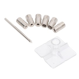 8 Pcs Self Centering Dowel Jig Kit, 6 Size Inner Diameter Alloy Steel Drill Bushing Drill Bit Guide Centering Punch Set, Drill Bushing Set, Self Centering Dowel Jig Kit for