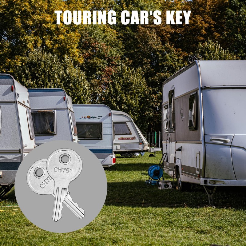 10 Pcs CH751 Replacement Keys, RV Keys Universal CH751 Replacement