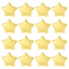 eMagTech 120Pcs Plastic Star Buttons Decorative 3mm Aperture DIY Golden