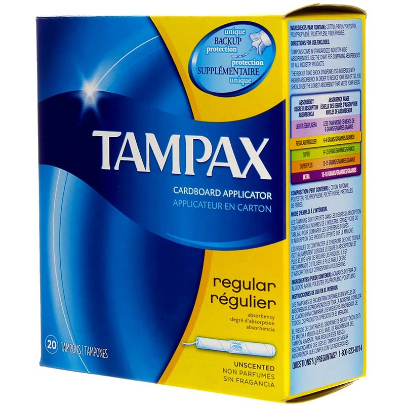 Tampax Tampons with Flushable Cardboard Applicator - Regular - 40