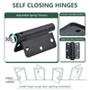 SORGMACH Self Closing Hinge 3 ½"x 3 ½" Adjustable 3