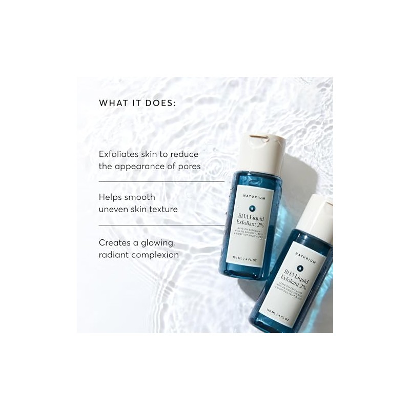 Naturium BHA Liquid Exfoliant 2%, with Salicylic Acid & Bioactive