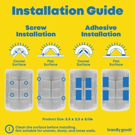 Brandly Goods Cat Corner Brush: Wall-Mounted Groomer and Scratcher - Keep Your Indoor Kitty Happy!