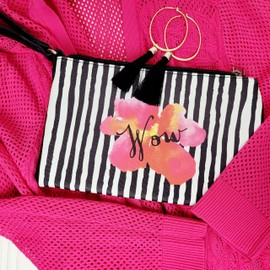 Expo International 4 PCS Joyce Rhinestone Lobster Clasp Tassel, Red