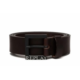 Replay Men's Leather Belt, Brown Three 112