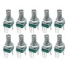 10PCS RK097 B10K Precision Potentiometer Vertical Single Link Shank L=15mm