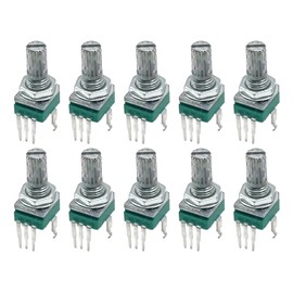 10PCS RK097 B10K Precision Potentiometer Vertical Single Link Shank L=15mm 3-pin 10K Ohm