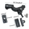 Adjustable Power Lock Rod Holder with 2 Side Mounts Boat