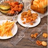 Hestya 4 Pcs Multi Purpose Clear Plastic Scoops for Candy