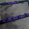 “Its Just Paper” License Plate Covers:_Pink