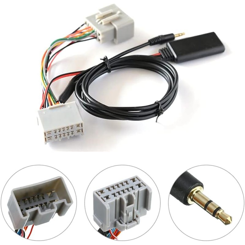 weevoo Car Bluetooth Aux Adapter Cable Radio Cars Electronics Accessories