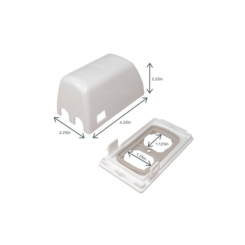 Dreambaby Cubiertas de enchufe, tapas protectoras para enchufes, medida estándar,