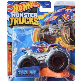 Hot Wheels Monster Trucks Race Ace, 2023 Connect and Crash Car