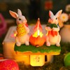 Bunny Campfire Flickering Nightlight, Easter Night Light Plug Into Wall