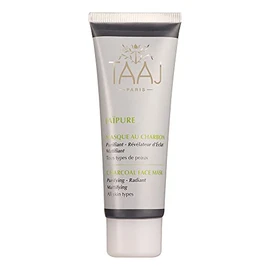 TAAJ | Charcoal Mask - JAÏPURE | Purifying and detoxifying mask | Frees the skin from impurities | Firms the pores | Refines the skin texture | Clear and dull skin | Vegan | 75 ml
