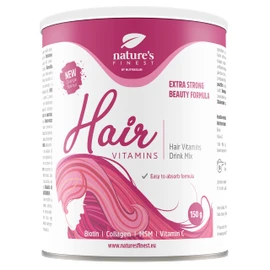Nature's Finest Hair Vitamins - Hair Vitamins - Hair Nutrition | High Dose Biotin, Collagen, Vitamin C and MSM | For Strong, Healthy and Strong Hair, Against Hair Loss - Sugar-Free (1)