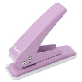 GELRHONR Hole Puncher,Single Hole Paper Punch,20 Sheets Punch Capacity,Hand Hole Puncher Low Force one Hole, 1/4" Holes,for Paper, Chipboard, Index Cards (Purple)