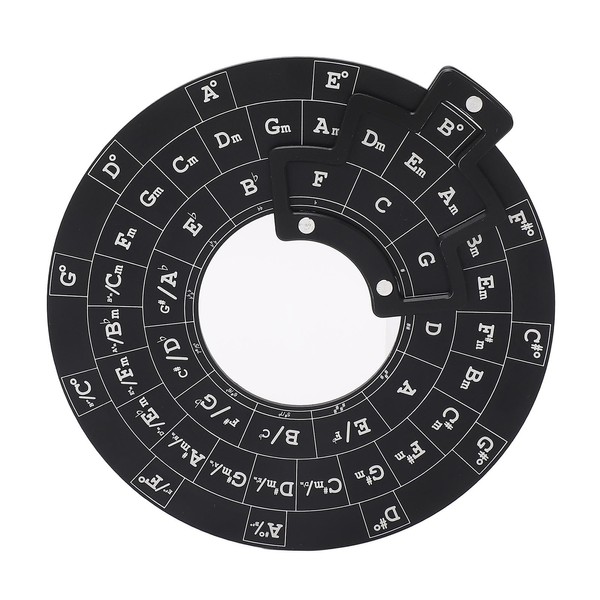 Melody Chord Tool: Aluminum Alloy Chord Wheel Music Learning of