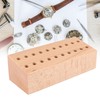 screwdriver Pliers Organizer 20 Holes Beech Wood Display Stand Base