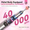 SAVILAND Professional Electric Nail Drill Machine: 40000RPM Rechargeable Nail Drill