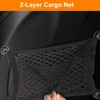 HARFINGTON 2-Layer Small Cargo Net 13.7" x 9.8" Stretchable Storage