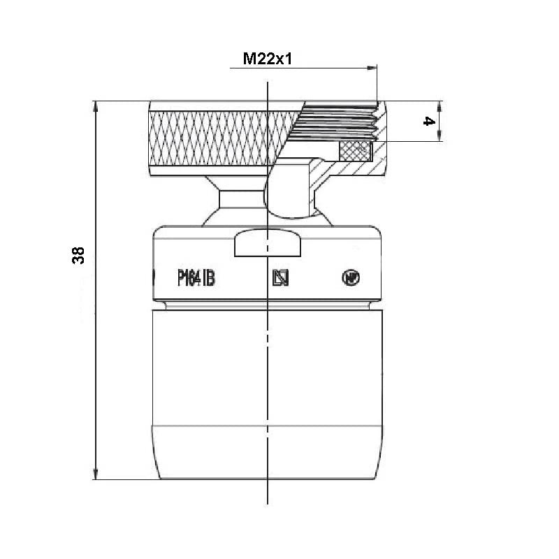 Neoperl Ball Joint Cascade M22 x 1 Female Thread