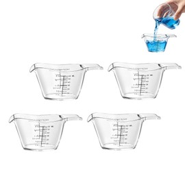 2 oz Measuring Cup Compatible with Barbicide Cup, 4 PCS 1/4 Cup For Liquid