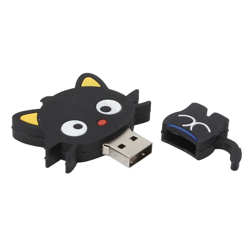 USB 2.0 Flash Drive Cat Shape Universal Memory Stick Cartoon
