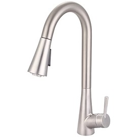 Olympia K-5020-ST i2 Single Handle Pull-Down Kitchen Faucet Spot Resist Stainless Steel Finish