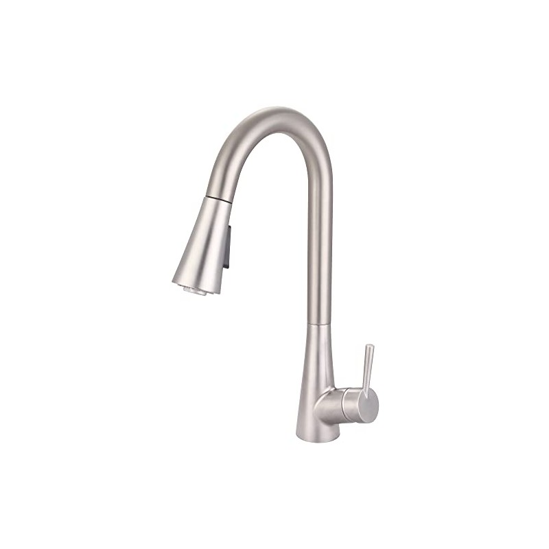 Olympia K-5020-ST i2 Single Handle Pull-Down Kitchen Faucet Spot Resist