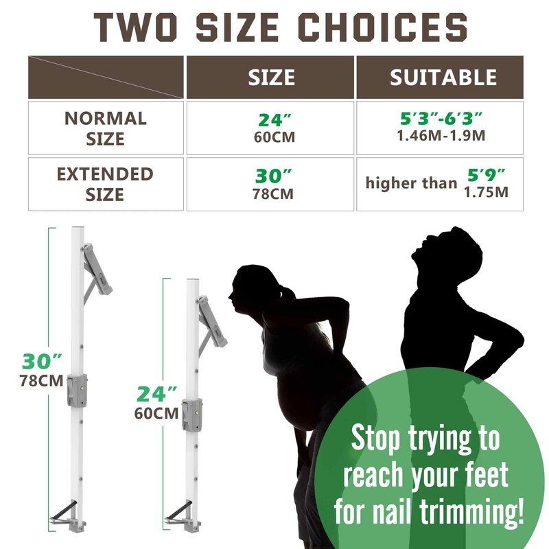 Long Handled Toenail Clippers for Seniors, Obese, Pregnant and Waist