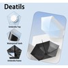 Impervius Patronum Mini Travel Umbrella, Lightweight Compact, Foldable, with Ring