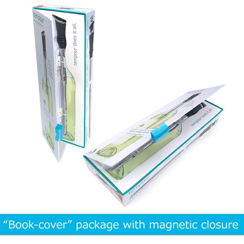 Soireehome Tempour Gourmet Filter, Stopper, Aerator & Pourer for Wine