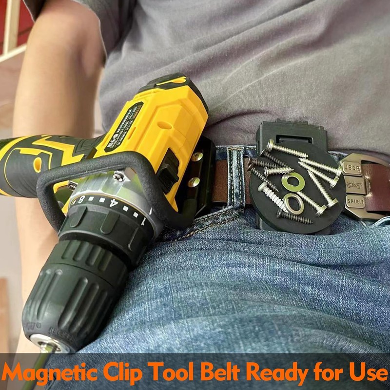 YUANQIAN Heavy Duty Magnetic Tool Belt Clip N52 Magnets Non