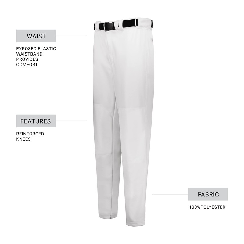 Russell Athletic Solid Diamond Series Baseball Pant 2.0 White XL