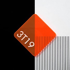 Perspex 3T19 Fluorescent Lava Orange Cast Acrylic Sheet - 250x150x3mm