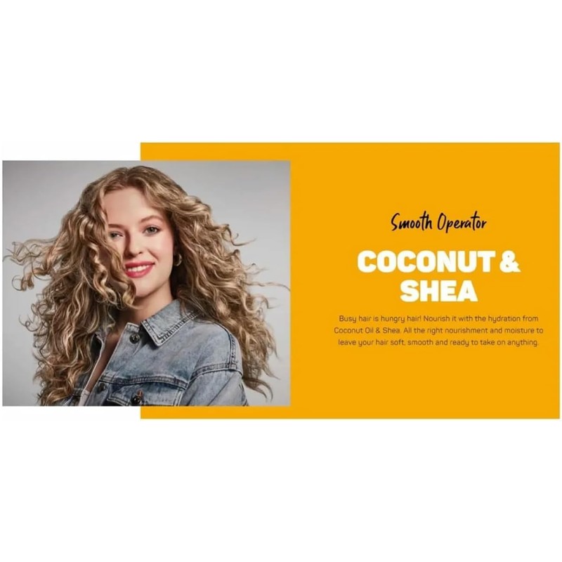 Hydrating coconut oil & shea butter detangle leave-in 250ml 2pack