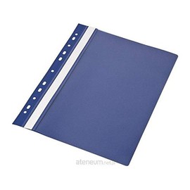 20 Stück Schnellhefter Dokumentenpappe Arbeitsmappe DIN A4 dunkelblau für Aktenordner