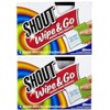 Shout Stain Remover Wipes, 12 Count (Pack of 2)