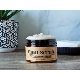 Joli Noir - Face Scrub For Men - Walnut Exfoliating Face Sugar Scrub - Walnut Powder, Pumice, Sugar - For Oily Acne Prone Skin Types