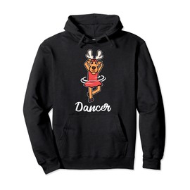 Dancer Reindeer Christmas Costume Ugly Christmas Sweater Pullover Hoodie