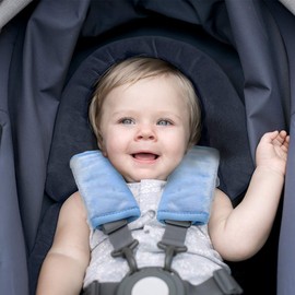 COOLBEBE Correas de asiento de coche para bebés, niños, fundas de cinturón de seguridad súper suaves para todos los asientos de coche/carriola/silla alta