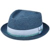 Stetson Vantella Diamond Straw Hat - Plain Hat with Contrast