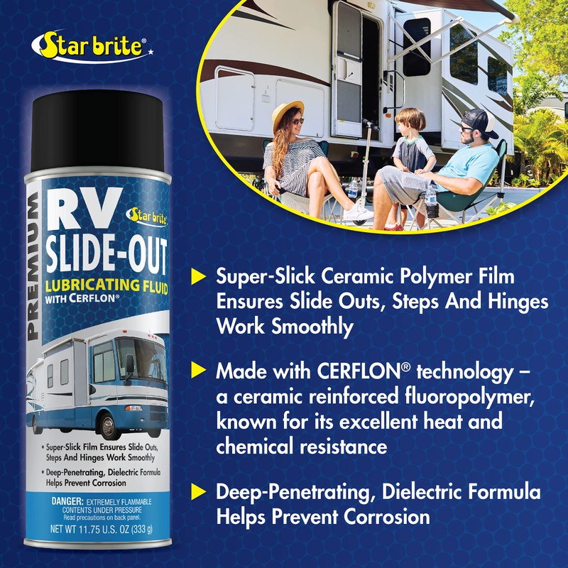 STAR BRITE RV Slide-Out Lubricating Fluid with Cerflon - Ultra-Slick,